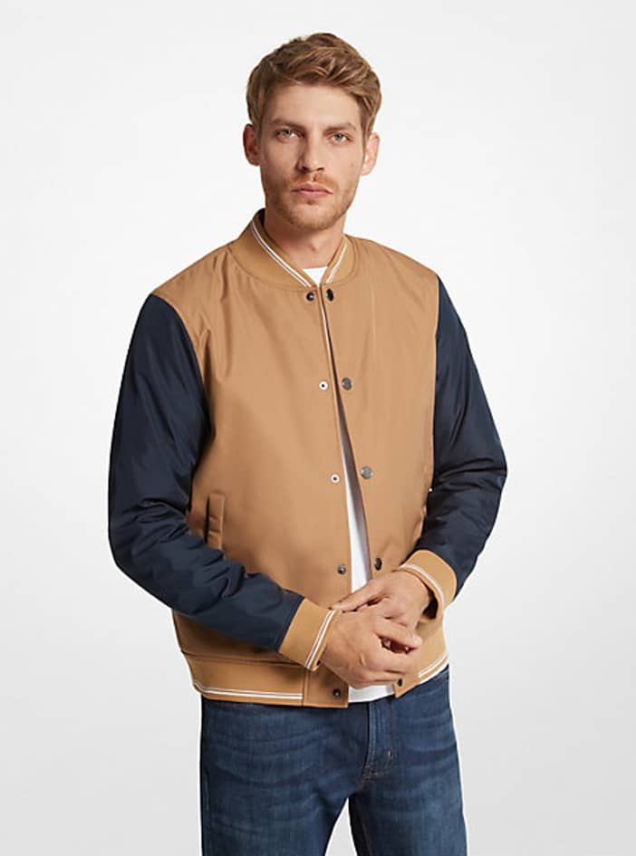 Michael kors hot sale baseball jacket