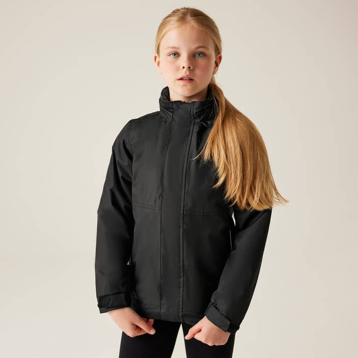 Professional Kids' Dover Waterproof Insulated Jacket Black Ash | Regatta