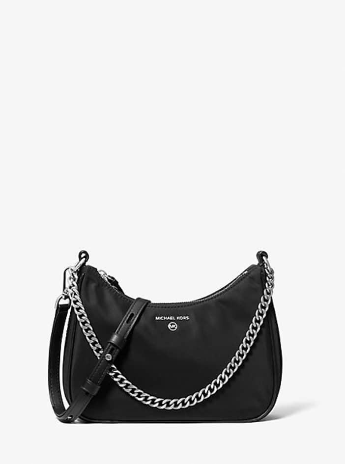 MK Jet Set Medium Nylon Gabardine Crossbody Bag | Michael Kors