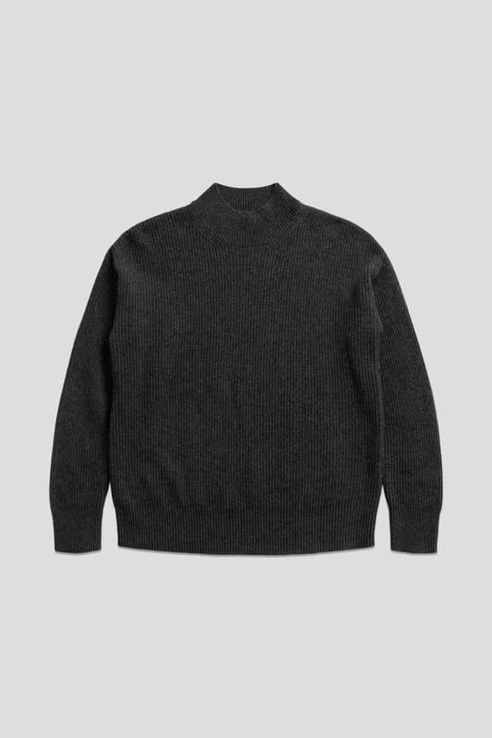 The Mock Neck Sweater Creme | ASKET