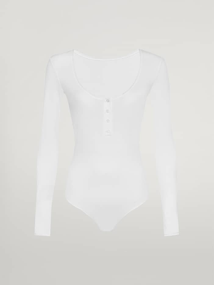 Wolford White String Bodysuit - ShopStyle Tops