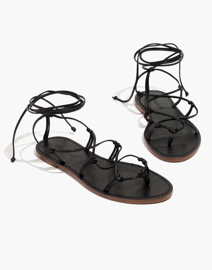 The Boardwalk Lace Up Sandal Madewell