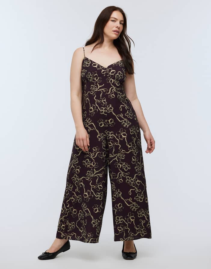 Wide-Leg Jumpsuit in Floral | Madewell