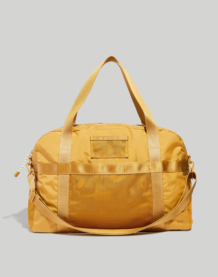 Madewell on sale leather duffle