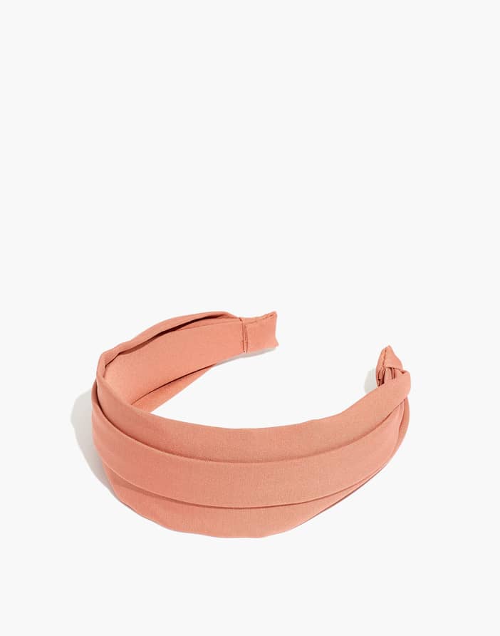 Wide Pleated Fabric Headband | Madewell