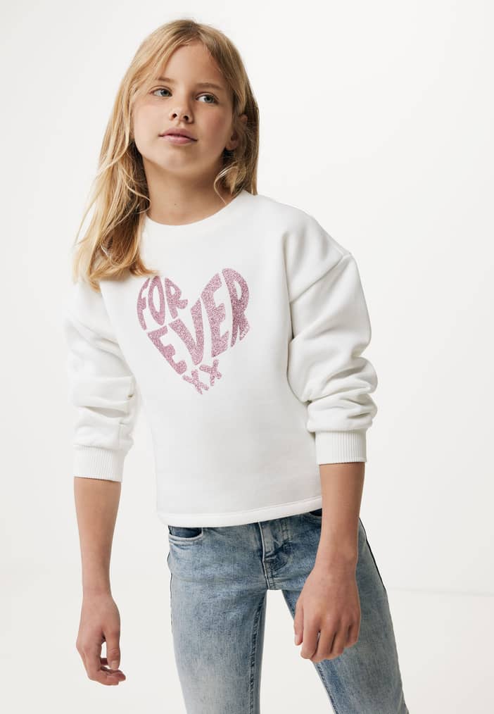 Crew Neck Sweater Off White | Mexx