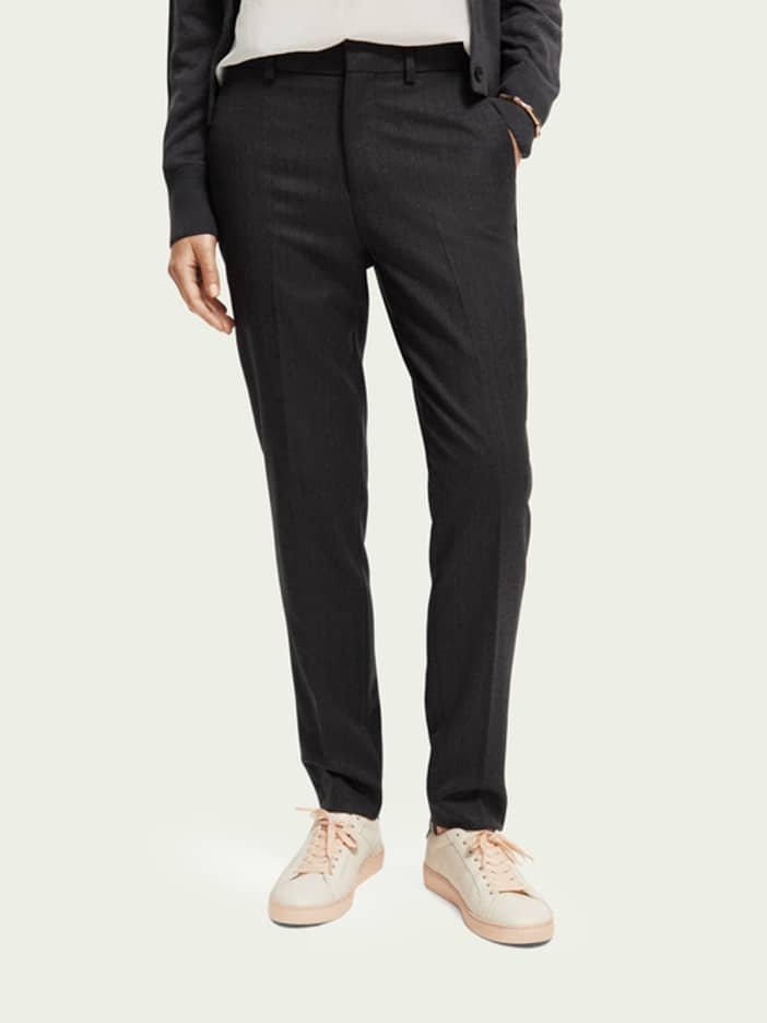 The Lowry mid-rise slim fit twill trousers