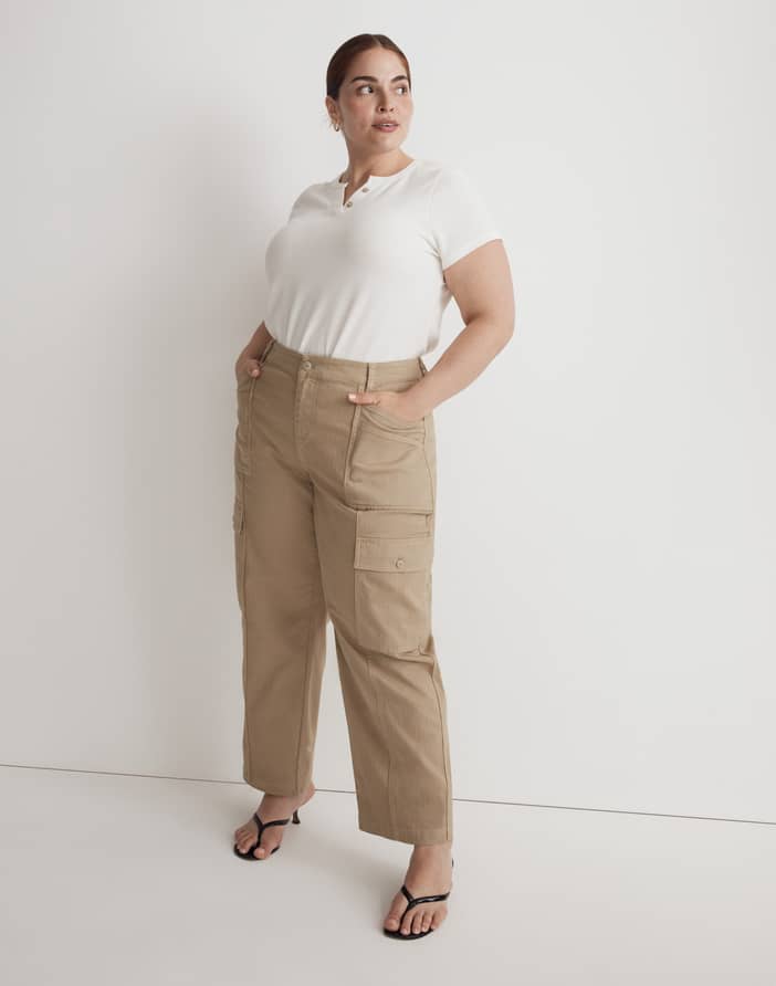 The Plus Curvy '90s Straight Cargo Pant | Madewell