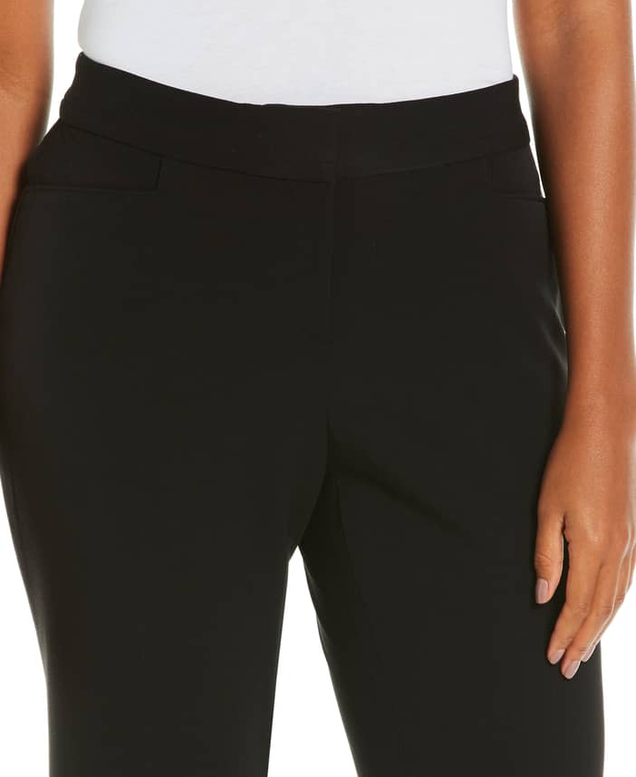 Rafaella womens Plus Size Rafaella Women'sslim Leg Gaberdine Pants