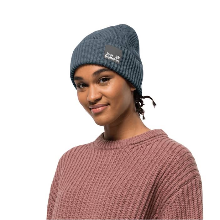 Nature Wool Beanie Wintermuts one size slate blue slate blue | Jack ...