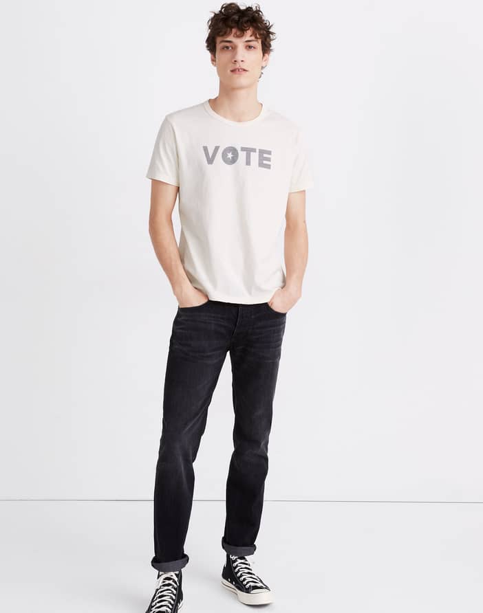 Vote Graphic Allday Crewneck Tee | Madewell