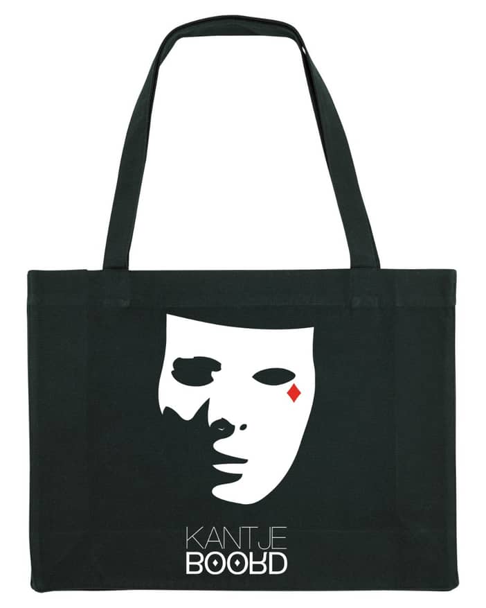 Mask Shopping Bag (Red/White/Black) | KANTJEBOORD