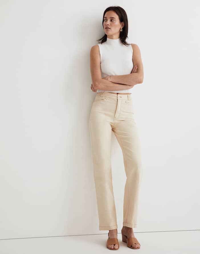 Petite Emmett 2.0 Wide-Leg Pants: Garment-Dyed Edition | Madewell