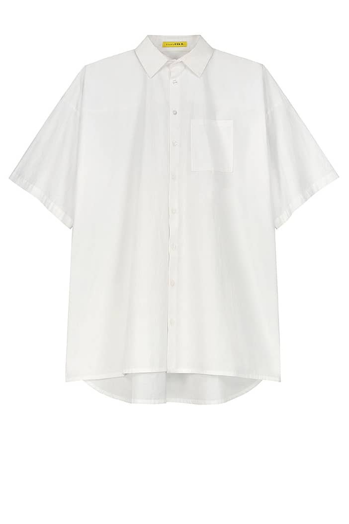 Relaxed-Fit Short-Sleeved shirt 'Axl' White