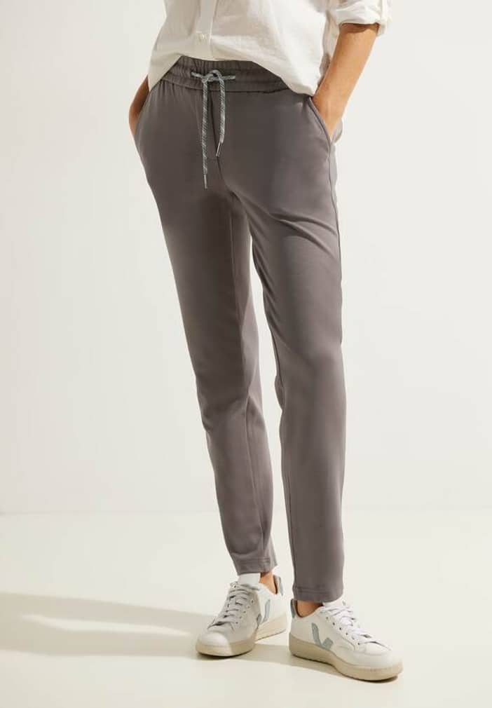 Casual Fit Jersey Hose | CECIL