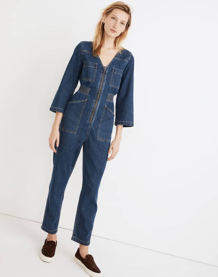 Alpha Industries Patch Pocket Coverall Jumpsuit in Natural