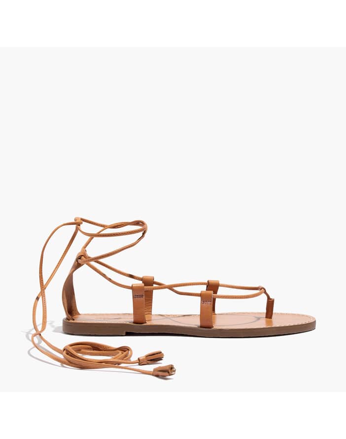 The Boardwalk Lace Up Sandal Madewell