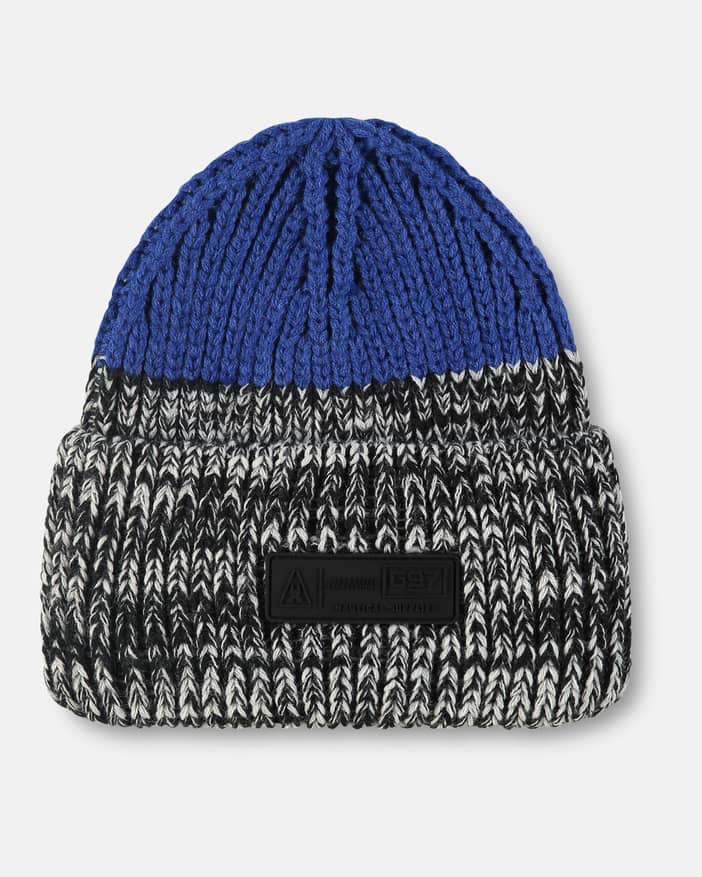 Heavy Knitted 2-tone Beanie Made From Sustainable Polylana® Fiber