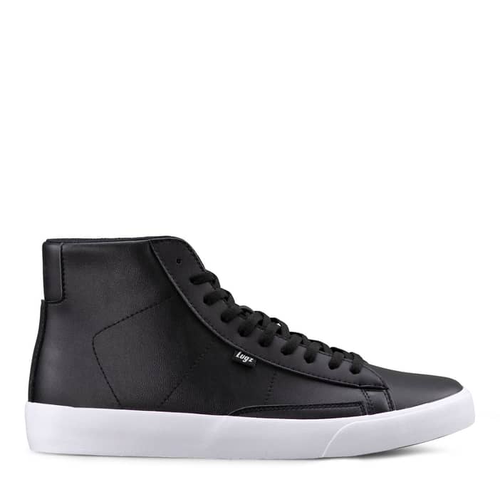 Men's Drop Hi 6-Inch Sneaker (Choose Your Color: Black/White, Choose Your Size: 6.5) | Lugz