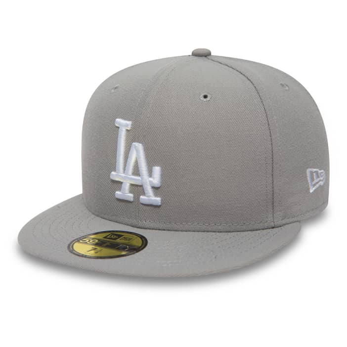 LA Dodgers Essential Grey 59FIFTY Cap newera adult unisex Grey newera ...