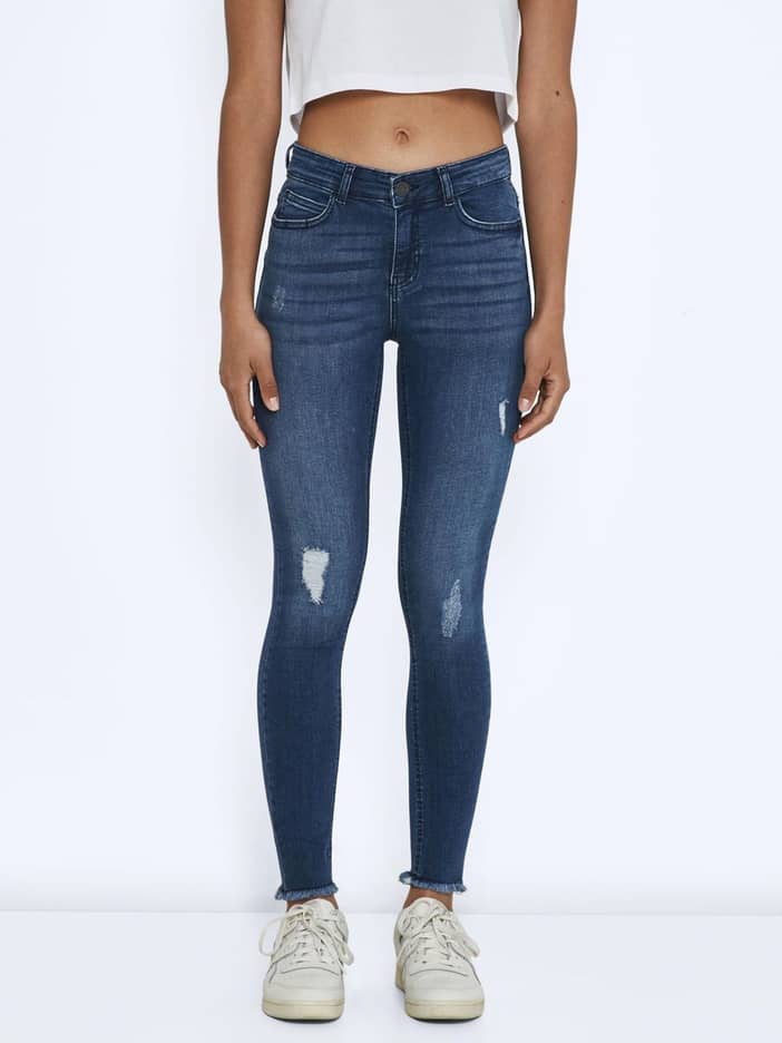 NMLUCY NORMAL WAISTED SKINNY FIT JEANS