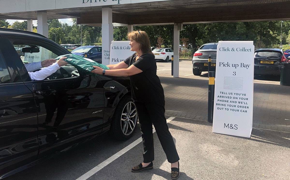Marks Spencer Trials New Drive Through Click And Collect Service